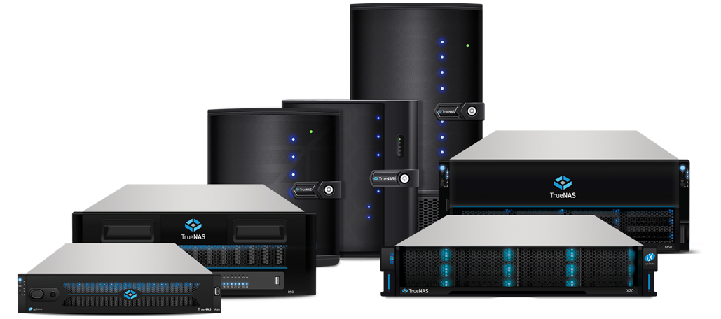truenas-family-frontpage TrueNAS Hardware Family Image Media and Entertainment